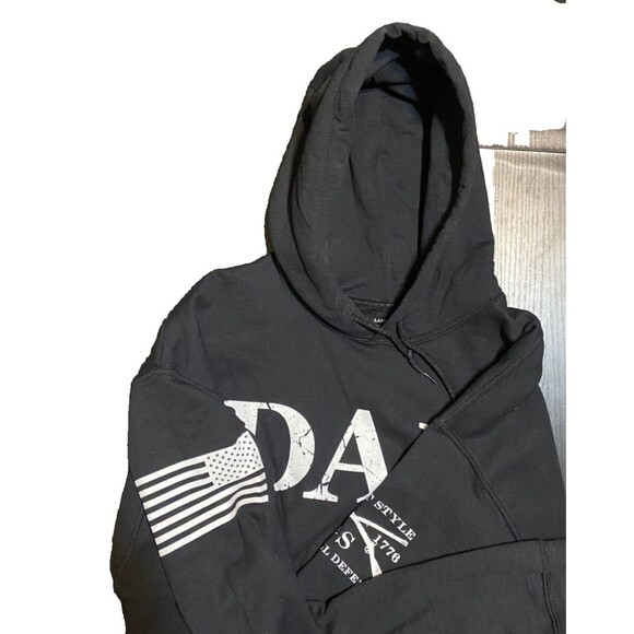 Grunt Style Dad Defined Pullover Hoodie - Black RARE - Picture 6 of 7